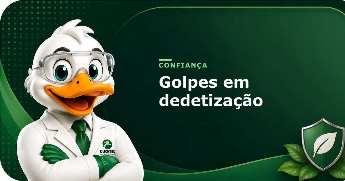 Golpes em dedetização — Dr. Duck