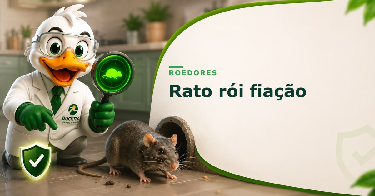 Rato rói fiação — Dr. Duck
